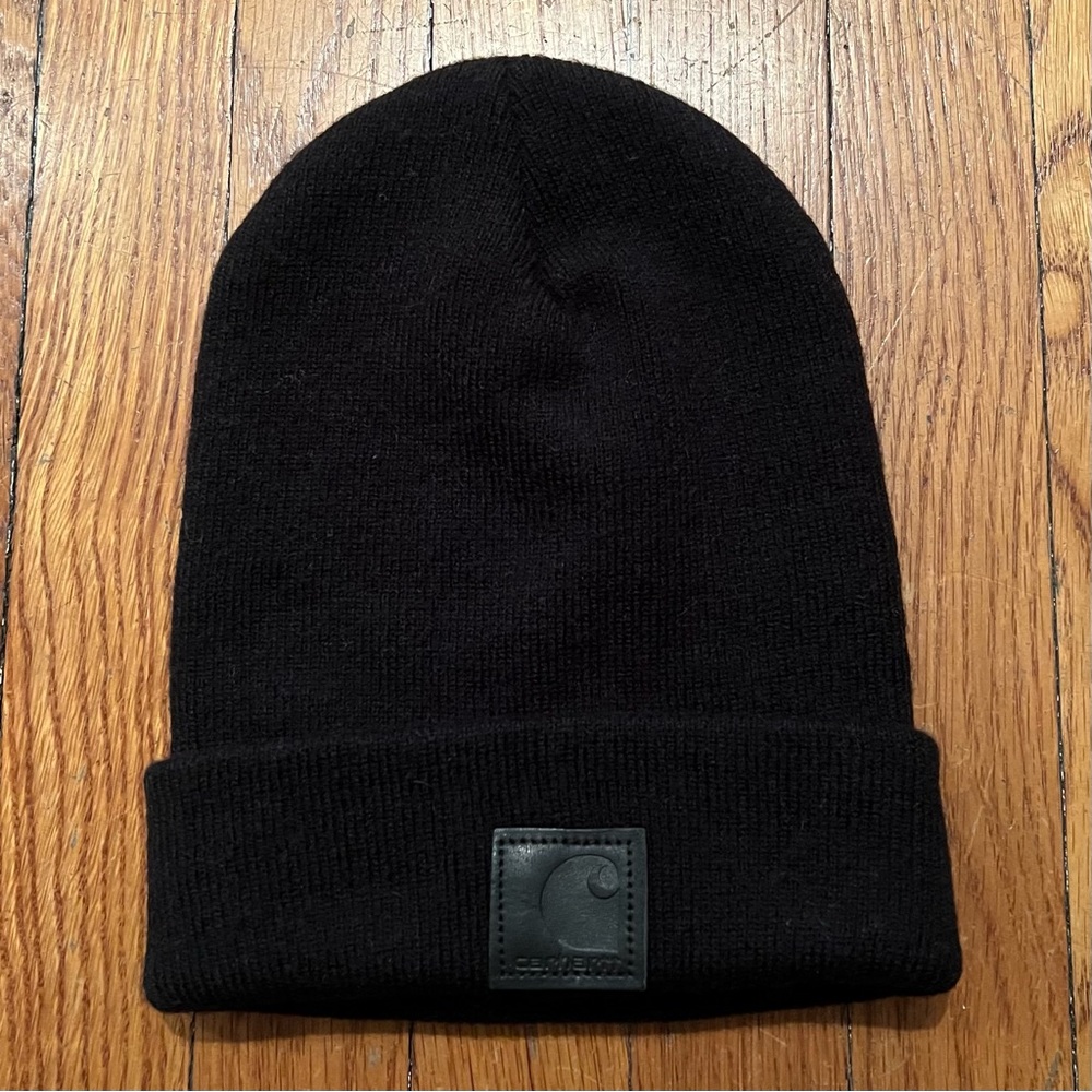 Carhartt Tonal Patch Beanie Watch Hat Black OS
